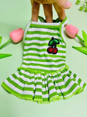 VÁY/ ĐẦM XOÈ KẺ SỌC XANH LÁ (1-12KG)C49F6928-D60D-46D3-B3B6-949261D19B01