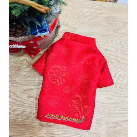 ÁO DÀI TẾT QUẢNG CHÂU - ĐỎ