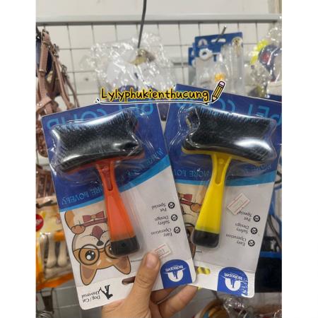 LƯỢC NHỰA BẤM CHẢI LÔNG CHO THÚ CƯNG